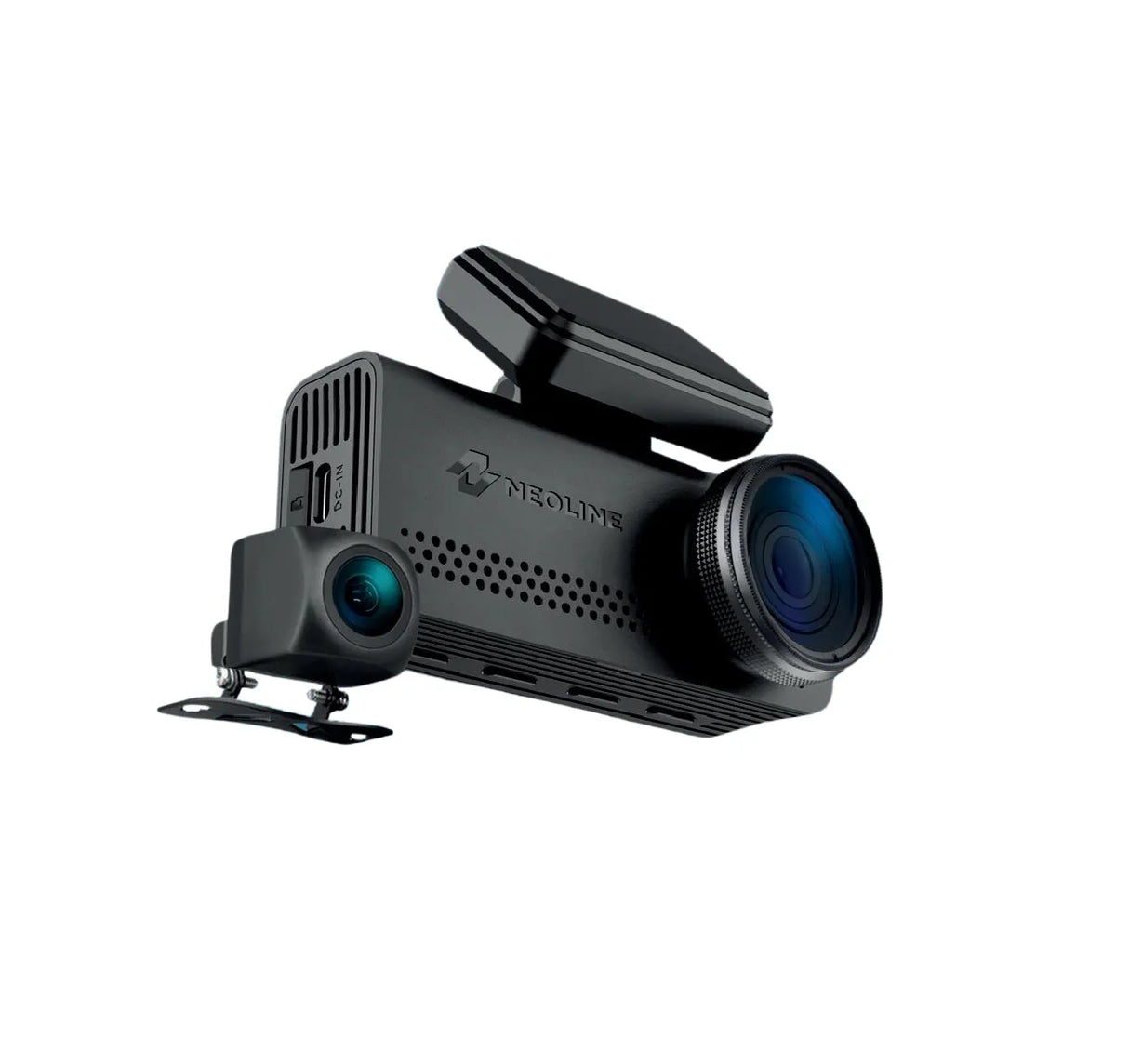 Neoline Argus 4K Wi-Fi Dual, 2-jų kamerų vaizdo registratorius su GPS radarų baze, 4K raiška