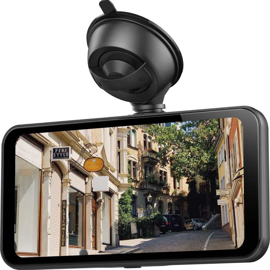 Neoline Smartway, 2-jų kamerų 4K vaizdo registratorius su Android Auto ir Apple Carplay