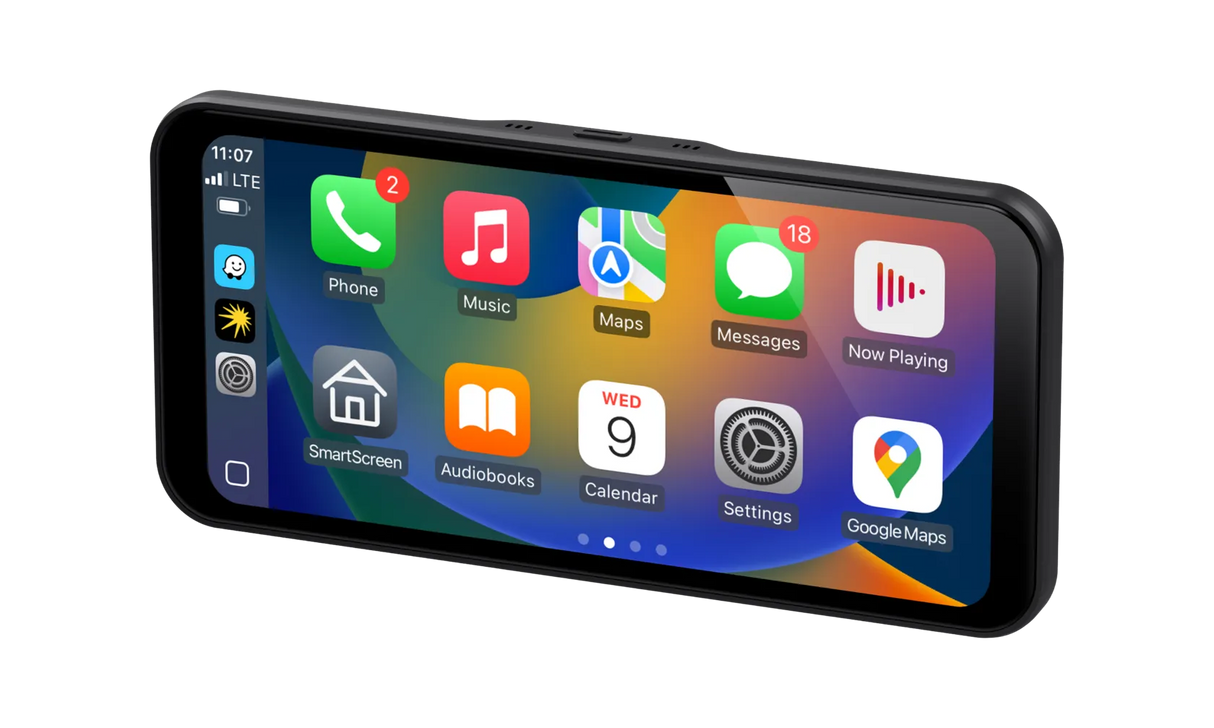 Neoline Smartway, 2-jų kamerų 4K vaizdo registratorius su Android Auto ir Apple Carplay - Apple CarPlay sąsaja su programėlėmis