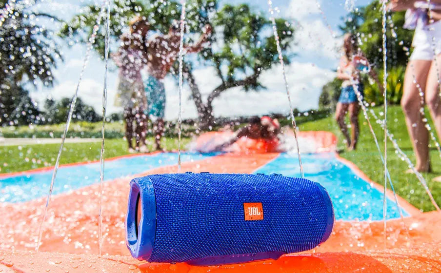 Nešiojama belaidė garso kolonėlė JBL Charge 3 su Bluetooth, atspari drėgmei