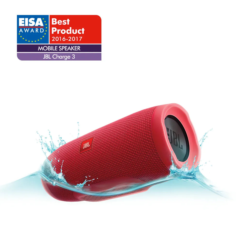 Nešiojama belaidė garso kolonėlė JBL Charge 3 su Bluetooth, atspari drėgmei