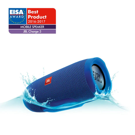 Nešiojama belaidė garso kolonėlė JBL Charge 3 su Bluetooth, atspari drėgmei
