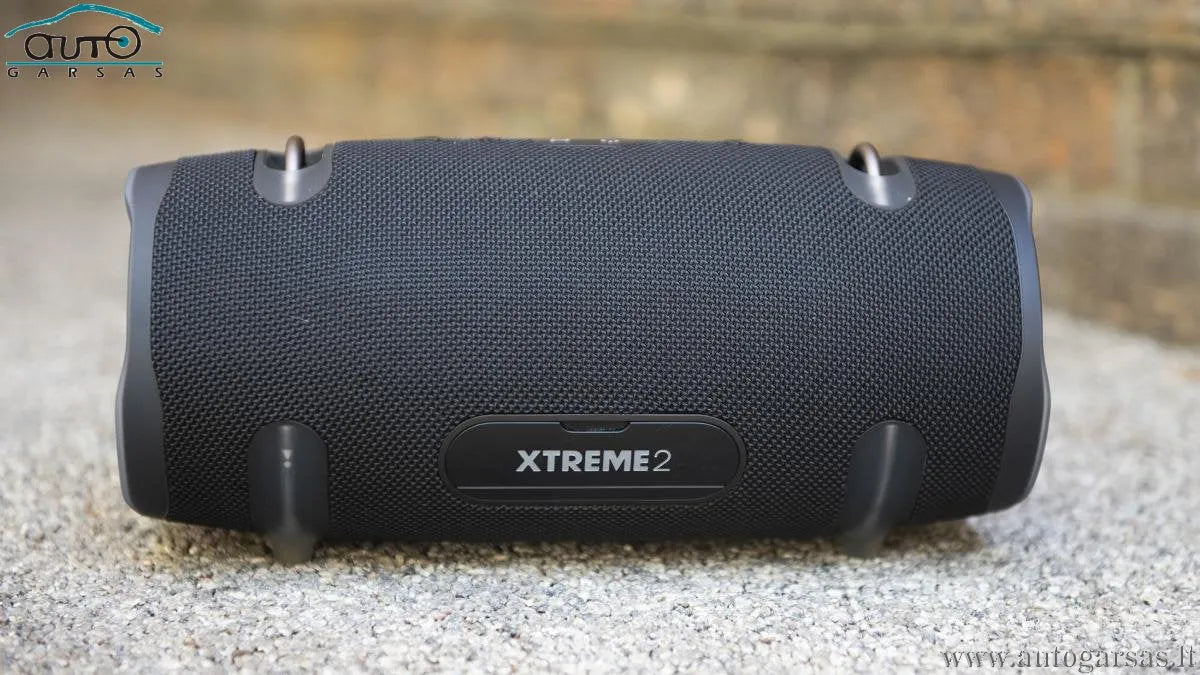 Nešiojama belaidė garso kolonėlė JBL Xtreme 2 su Bluetooth 2x20W, 15 valandų grojimo, atspari vandeniui