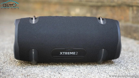 Nešiojama belaidė garso kolonėlė JBL Xtreme 2 su Bluetooth 2x20W, 15 valandų grojimo, atspari vandeniui