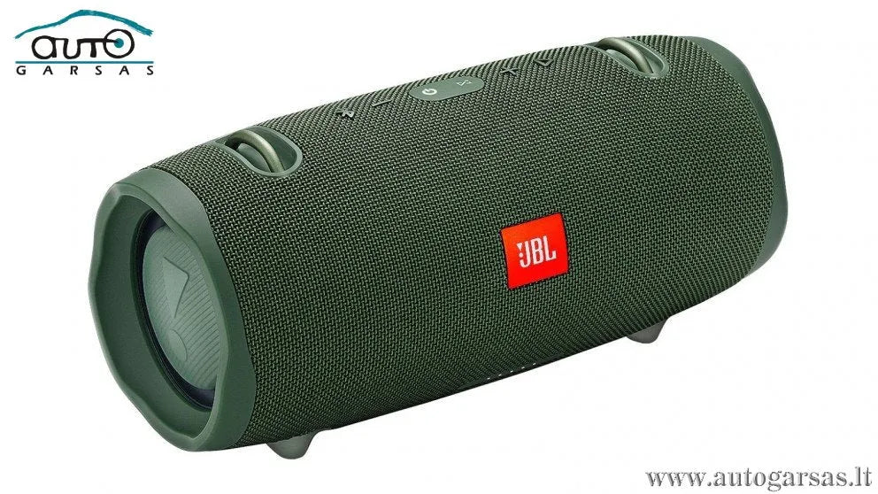Nešiojama belaidė garso kolonėlė JBL Xtreme 2 su Bluetooth 2x20W, 15 valandų grojimo, atspari vandeniui