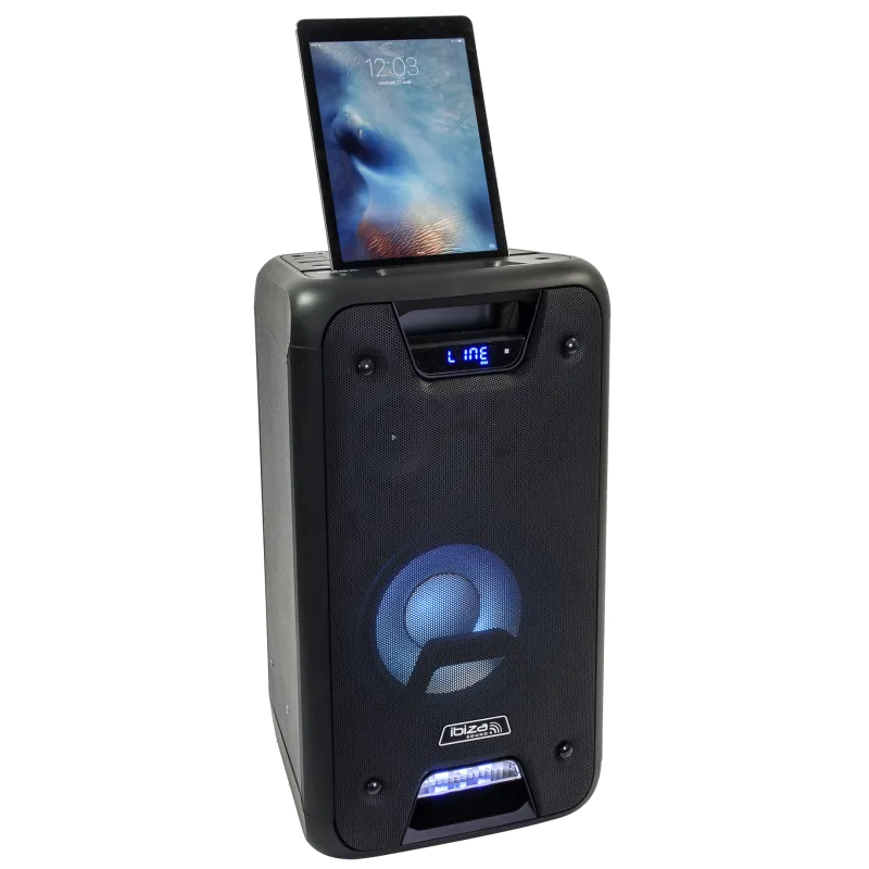Nešiojama garso sistema Ibiza FREESOUND300, USB, SD, AUX, BLUETOOTH, 300W