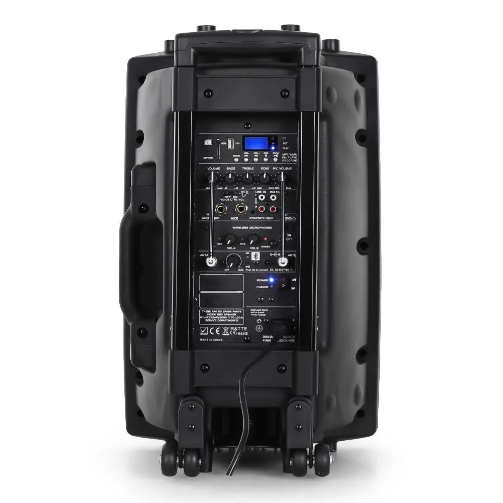 Nešiojama garso sistema Ibiza-Sound PORT12UHF-BT, USB, SD, Bluetooth, 700W