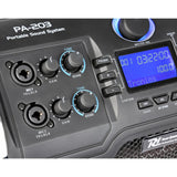Nešiojama garso sistema Power Dynamics PA203 Portable, SD/USB/MP3/BT