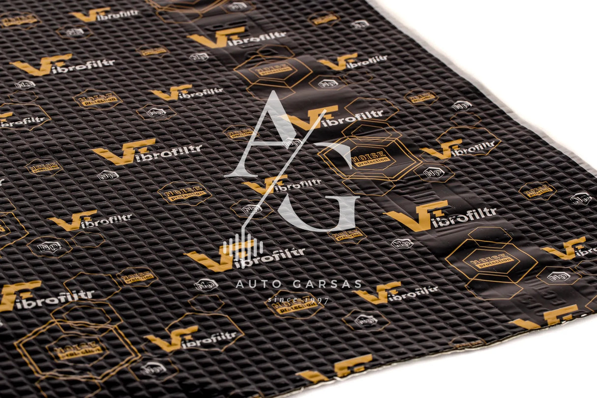 Noise Protection PROFI Vibrofiltr, 2mm vibro izoliacija - tekstūra su logotipais ir raštais