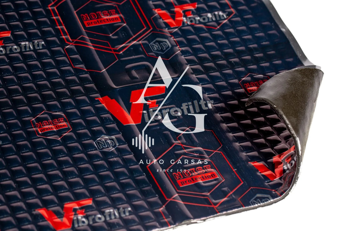 Noise Protection PROFI Vibrofiltr, 4mm vibro izoliacija (0.5x0.7m) - Išlankstytas kampas su lipnia puse