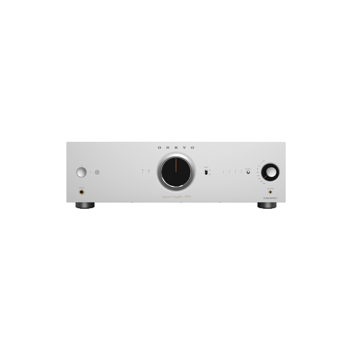 Onkyo A-50, integruotas tinklo stiprintuvas su Dirac Live, HDMI ARC