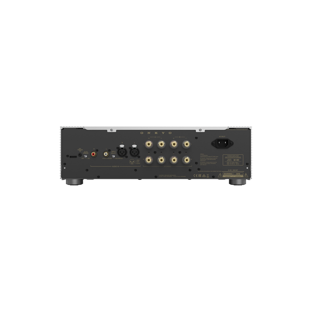 Onkyo M-80, stereo galios stiprintuvas, 150W/200W