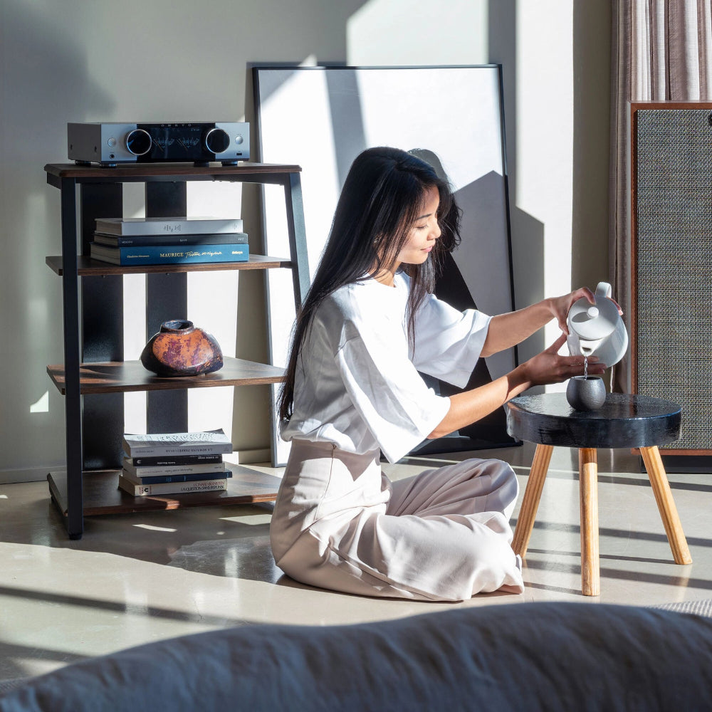 Onkyo Muse Y-50, tinklo grotuvas ir integruotas stereo stiprintuvas, 250W - priekinė panelė su valdymo elementais