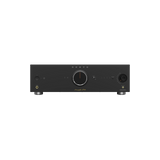 Onkyo P-80, pradinis stiprintuvas su tinklo grotuvu - Priekinė panelė su jungtimis ir mygtukais
