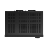 Onkyo TX-8470, Hi-Fi tinklinis stereo stiprintuvas - viršutinė panelė su jungtimis ir antena