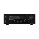 Onkyo TX-8470, Hi-Fi tinklinis stereo stiprintuvas - Žalias ekranas su radijo stoties pavadinimu