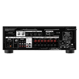 Onkyo TX-NR5100, 7.2 kanalų 8K AV Resyveris-Stiprintuvas - galinė panelė su daugybe jungčių