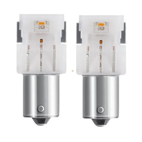 Osram LED lemputės, P21W BA15s 12V/4W (21W) raudona, 2pcs 7506DRP - LED elementų išdėstymas ir žymėjimai