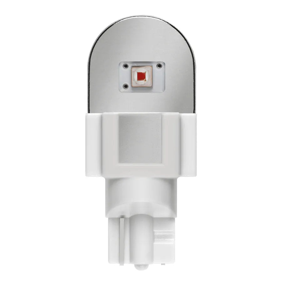 Osram LED lemputės, W16W T10 W2.1x9.5d 12V/2W(16W) Raudona - Raudona LED lemputė su metaliniu pagrindu