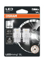 Osram LED lemputės, W21/5W T20 W3x16q 12V/1,5W(21W)Balta, 2vnt. 75