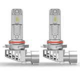 Osram LED pagrindinės šviesos 9005/HB3/HIR1/H10/HB4/HIR2, 6500K, 2 - Šoninis vaizdas su LED elementais