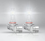 Osram LED pagrindinės šviesos 9005/HB3/HIR1/H10/HB4/HIR2, 6500K, 2 - Šoninis vaizdas su raudonu žiedu
