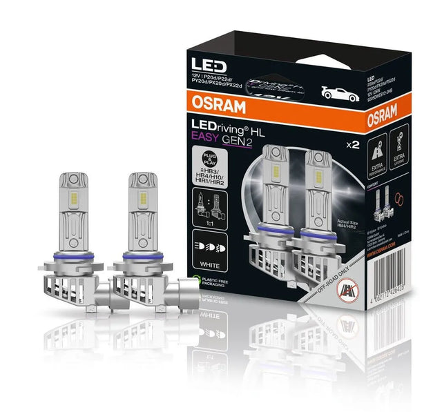 Osram LED pagrindinės šviesos 9005/HB3/HIR1/H10/HB4/HIR2, 6500K, 2