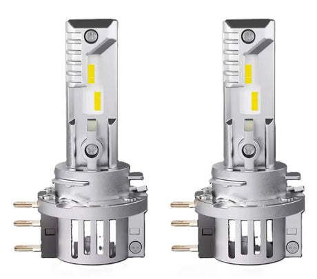 Osram LED pagrindinės šviesos H15, 6000K, 2vn, 64176DWESY2-2HB - Dvi LED lemputės su jungtimis