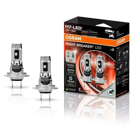 Osram LED pagrindinės šviesos H7, 6000K, LEDriving HL, +450%, 6421