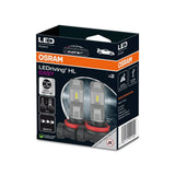 Osram LED pagrindinės šviesos H8/H11/H16, 6000K, LEDriving HL, 2vn - Du LED priekiniai žibintai pakuotėje