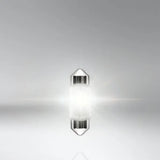 Osram lemputė, C10W, 10W, SV8,5-8, 6438 - lemputė su metaliniais galais ir stikliniu viduriu