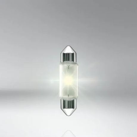 Osram lemputė, C5W, 5W, SV8,5-8, 6418 - lemputė su metaliniais galais ir šviesa