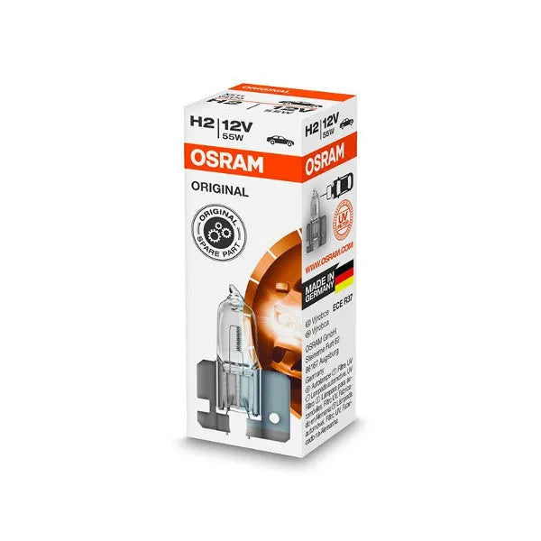 Osram lemputė , H2, 55W, X511 64173 - lemputė su pakuote iš šono