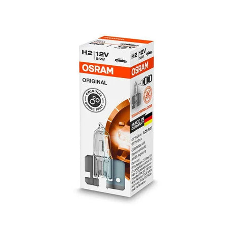 Osram lemputė , H2, 55W, X511 64173 - lemputė su pakuote iš šono