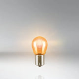 Osram lemputė, PY21W, 21W, BAU15s, oranžinė 7507 - oranžinė lemputė su metaliniu pagrindu
