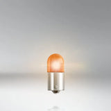 Osram lemputė, RY10W, 10W, BA15s, oranžinė, 5009 - Oranžinė lemputė su metaliniu pagrindu