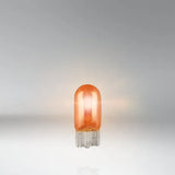 Osram lemputė T10, WY5W, 5W, W2.1x9.5d oranžinė, 1vnt, 2827 - oranžinė lemputė su metaliniu pagrindu