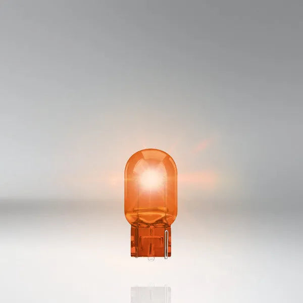 Osram lemputė, WY21W, 21W, W3x16d, oranžinis, 7504 - oranžinė lemputė su šviesos efektu