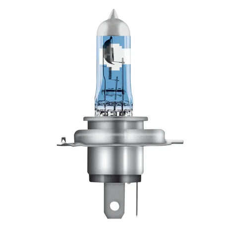 Osram lemputės Night Breaker Laser,+150%, H4, 60/55W, DUO O64193NL - Mėlynas stiklas su baltu logotipu