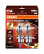 Osram lemputės Night Breaker Laser,+220%, H4, 60/55W, DUO 64193NB2