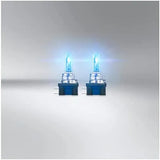 Osram lemputės,H15, Cool Blue® Intense NextGeneration, 3700K, 15/5 - Dvi šviečiančios lemputės su mėlynu atspalviu