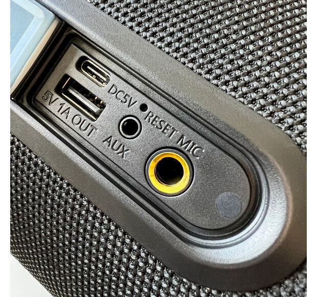 PEXMAN STEREO PM-50 - Galinė panelė su USB, AUX ir mikrofono jungtimis