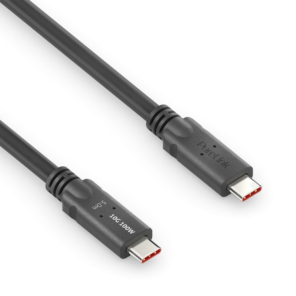 PI6500-050 USB-C į USB-C kabelis su E-marker USB 3.2 Gen1x2 10Gbps, 100W - PureInstall 5m