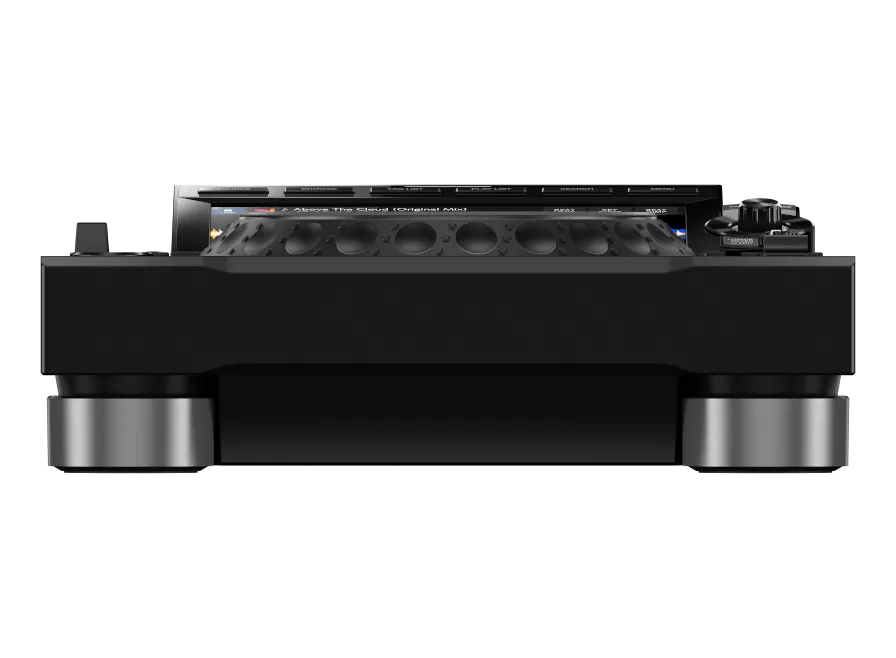 PIONEER CDJ-3000, DJ grotuvas su spalvotu 9" ekranu - priekinė dalis su valdymo mygtukais ir ekranu