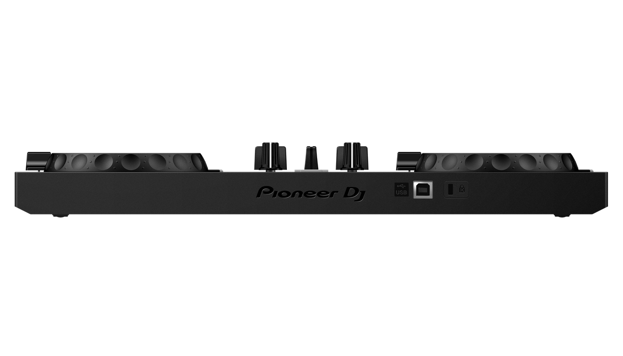 PIONEER DJ - DDJ-200 - DJ valdiklis - Šoninis vaizdas su USB jungtimi