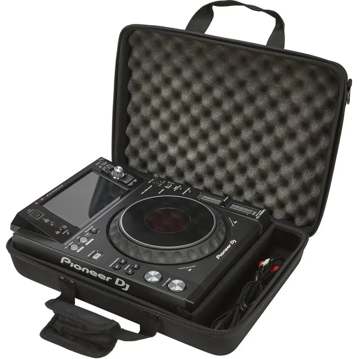 PIONEER DJC-1000, transportavimo krepšys XDJ-1000MK2, XDJ-1000 grotuvas - grotuvas su laidais dėkle