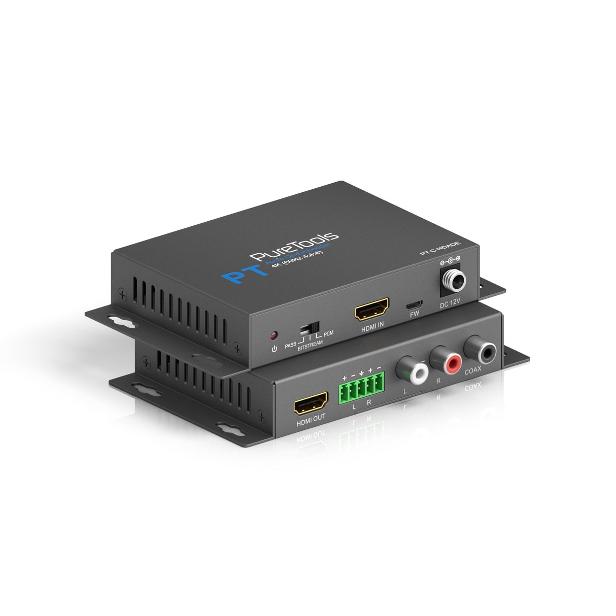 PT-C-HDADE PureTools - HDMI garso išskirtuvas, 4K (60Hz 4:4:4)