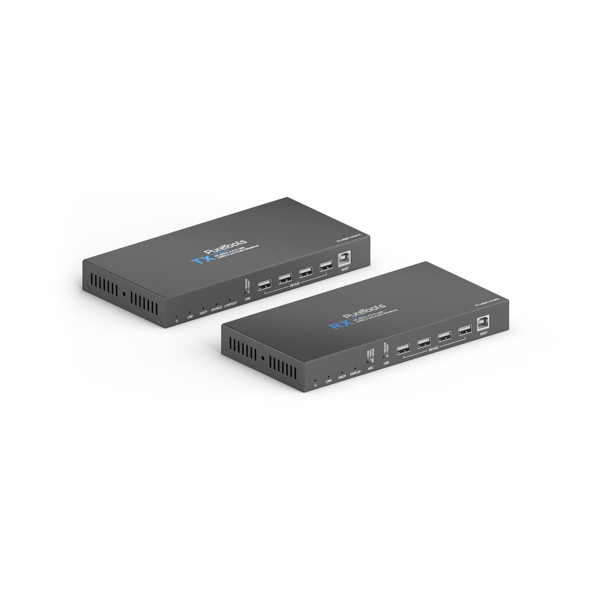 PT-HDBT-1010 PureTools - HDBaseT ilgintuvas su USB 2 ir garso išvestimi, 4K (60Hz 4:4:4)