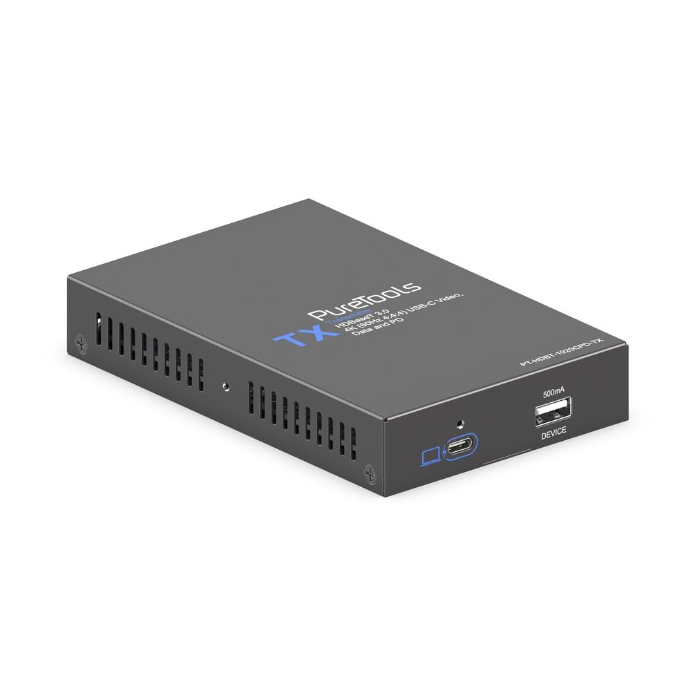 PT-HDBT-1020CPD-TX PureTools - HDBaseT 3 USB-C vaizdo ir duomenų siųstuvas su PD