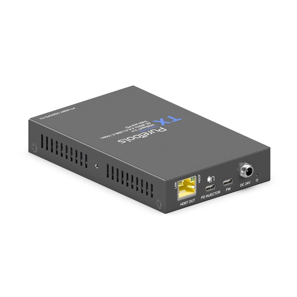 PT-HDBT-1020CPD-TX PureTools - HDBaseT 3 USB-C vaizdo ir duomenų siųstuvas su PD
